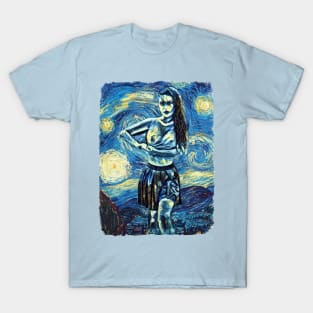Sexy Lady Van Gogh Style T-Shirt